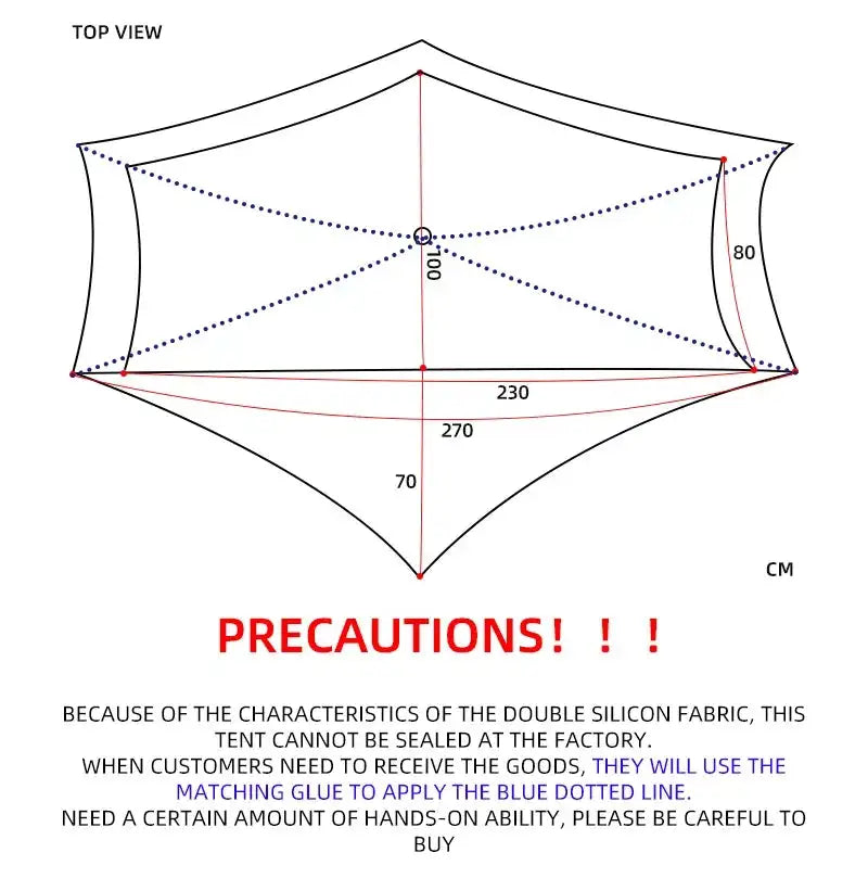 [HODR] 3F UL GEAR Lanshan 1 pro Tipi Tent Rodless Solo Ultralight 690g 20D Nylon Fabric Camping Season Tent Trekking Tents