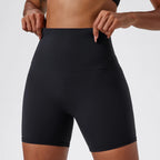 Ultra Comfort High-Waist Yoga Shorts THRIXINE