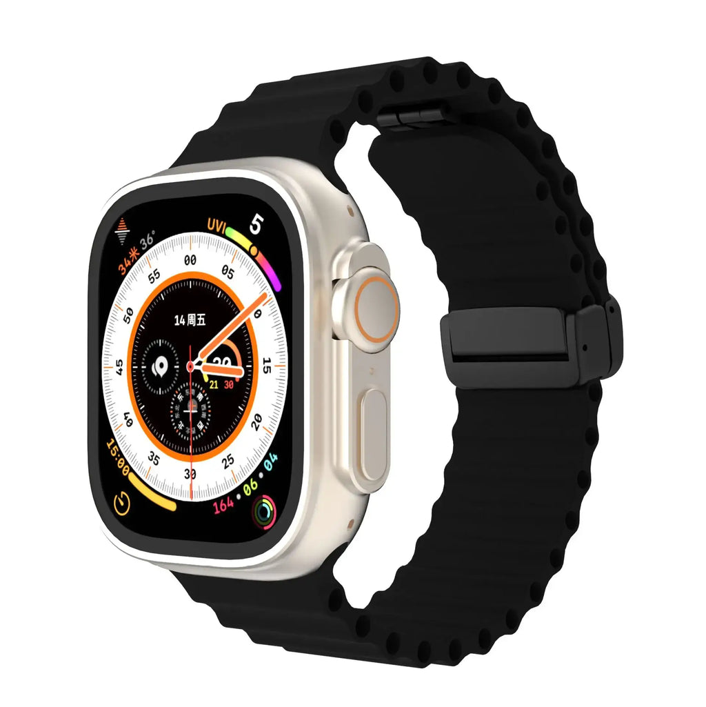 Apple Watch Silicone Strap - Soft Flexible Magnetic Design - SJB-DIAMOND ELITES