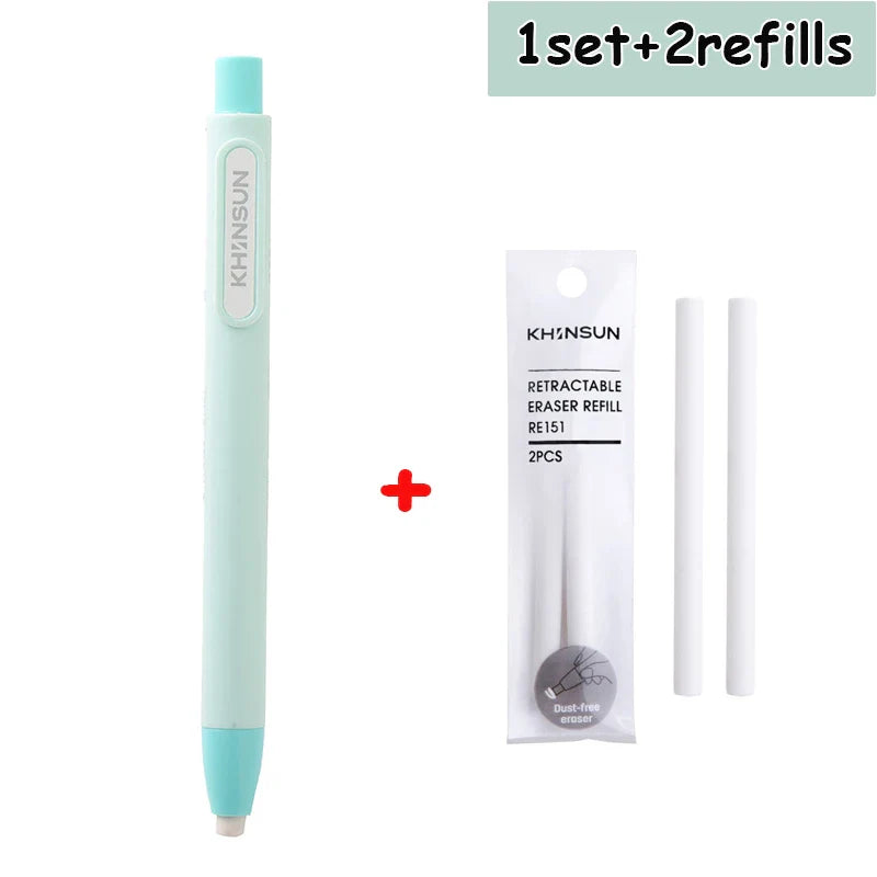 Retractable Pencil Eraser Pencil Rubber Eraser Correction Supplies Writing Correction School Stationery Office Supplies Lootquake LLC