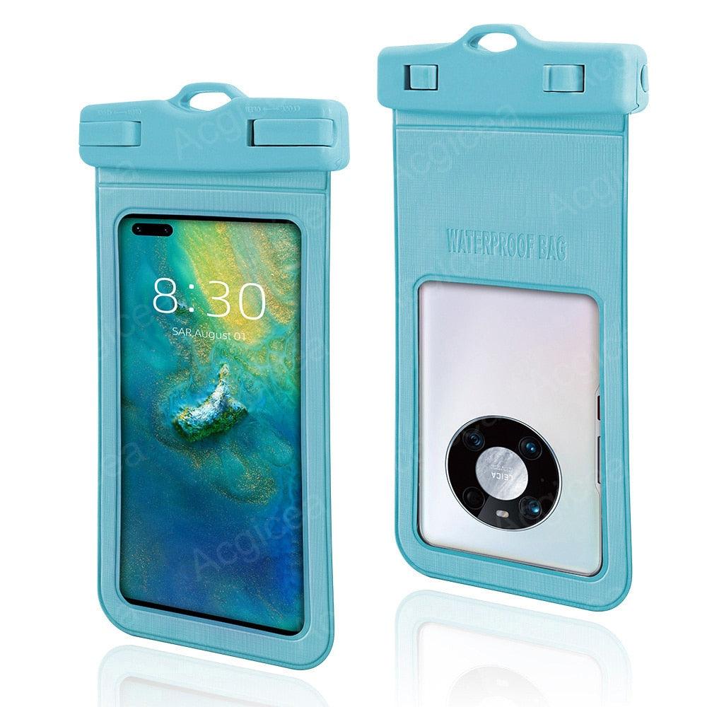 Waterproof Phone Case Pouch Protector For iPhone Cell Phone Cover Underwater Case Universal Water Proof Bag Waterproof Case Cellphone Pouch for iPhone 13 Pro Max Case & Strap Stevvex