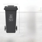 Large Capaci Outdoor Kitchen Waste Bin 240L with Wheels for ering Commercial Use Big Size Tra Can Recycling Bin
