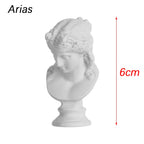 Mini Plaster Statue Greek Mythology Celebrities Famous Sculpture Figurine Drawing Practice Gypsum Bust Portraits Lootquake LLC