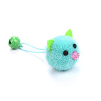 4pcs/lot Plush Mouse Cat Toy Cute Bell Mice Funny Cat Toys Cute Plush Teeth Cleaning Balls Chewing Soft Molar Toy Faux Pet Toy Colorful Plush Mouse Head with Bell Rope Cat Toy Interactive Cat Toy Stevvex