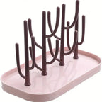 Baby Tree-shaped Milk Bottle Drain Rack, Dust-proof Milk Bottle Holder, Cup Drain Rack Easter Gift Lootquake LLC