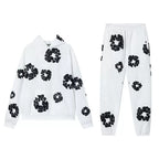 DENIM TEARS Foam Cotton Printed Hoodie Pi-Mart