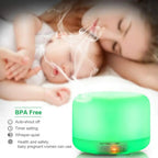 Aroma Diffuser, 300ml Aromatherapy Oil Diffuser with 7-Color Light, Timer-Adjustable Fog Mode Setting 300ML humidifier Lootquake LLC