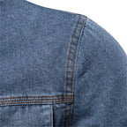 AIOPESON Brand New Mens 100% Cotton Denim Shirts Double Pocket Casual Cowboy Mens Shirts Long Sleeve Autumn Jeans Shirts for Men Lootquake LLC
