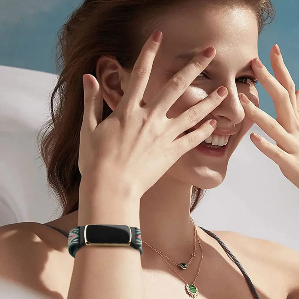 Fitbit Luxe Nylon Band - Durable, Soft, Breathable Design - SJB-DIAMOND ELITES