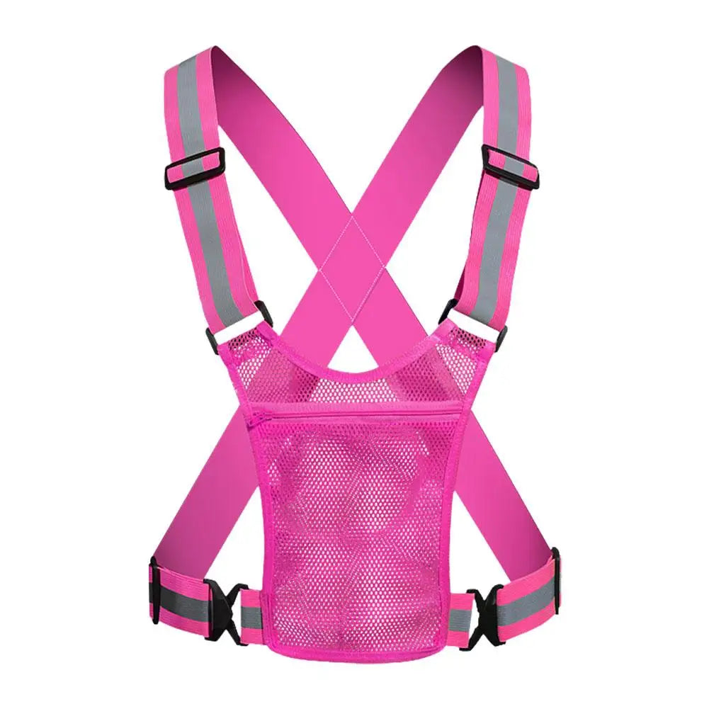 NightSafe Reflective Vest for Outdoor Sports THRIXINE