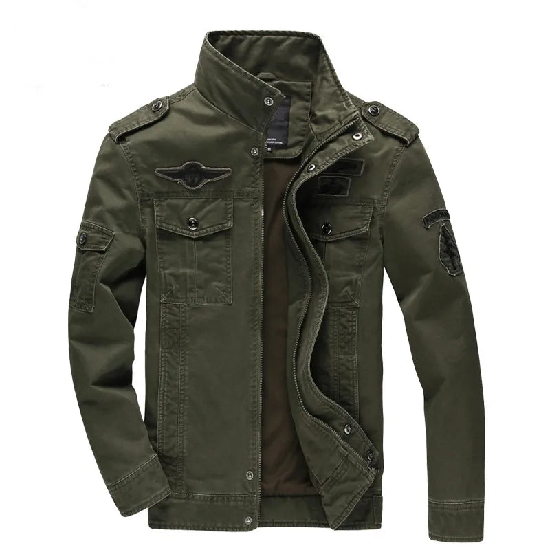 Casual Plus Military Jacket THRIXINE