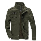Casual Plus Military Jacket THRIXINE