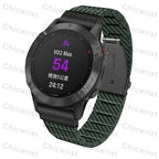 Garmin Carbon Fiber Band - Durable QuickFit Strap - SJB-DIAMOND ELITES