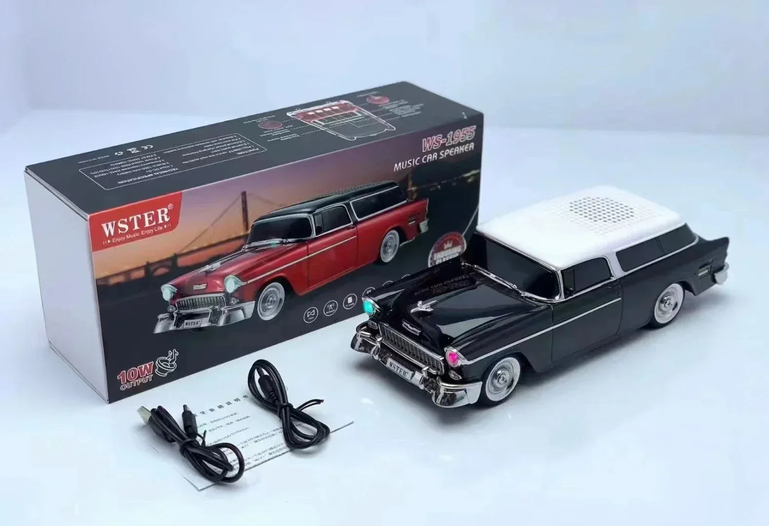 Wireless Bluetooth Speaker for PC Classic Car Shaped HIFI Boombox Support Fm Radio U Disk TF Card AUX Special Gifts Caixa De Som Lootquake LLC