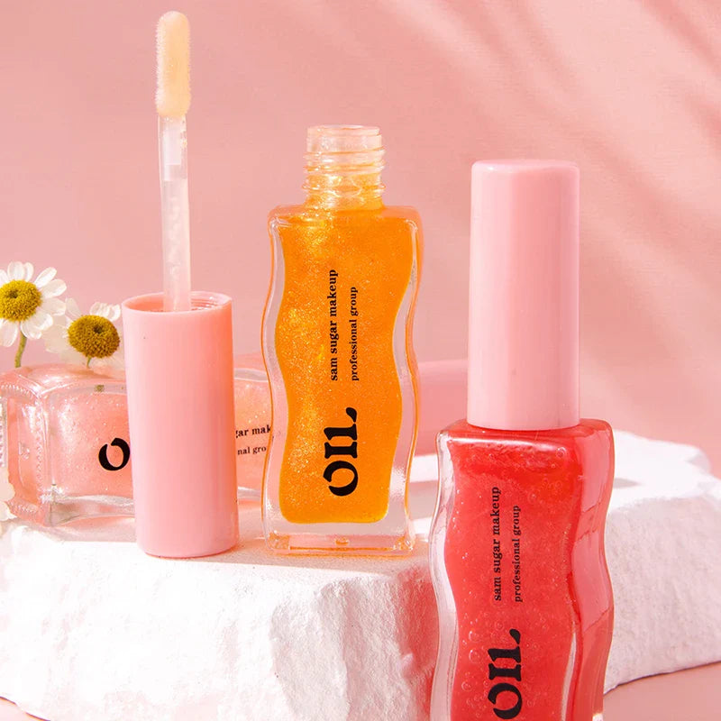 Water Light Honey Essence Lip Oil Long Lasting Moisturizing Fruity Shimmer Jelly Reduce Lip Lines Liquid Lipstick Gloss Makeup Lootquake LLC