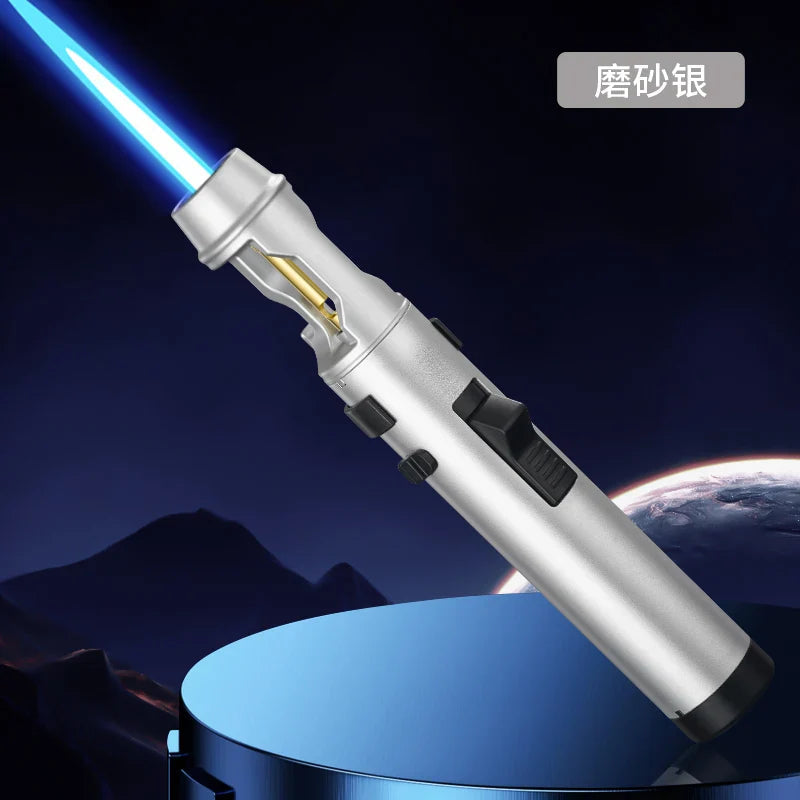 BlazeMaster: Windproof Metal Torch for BBQ & More THRIXINE
