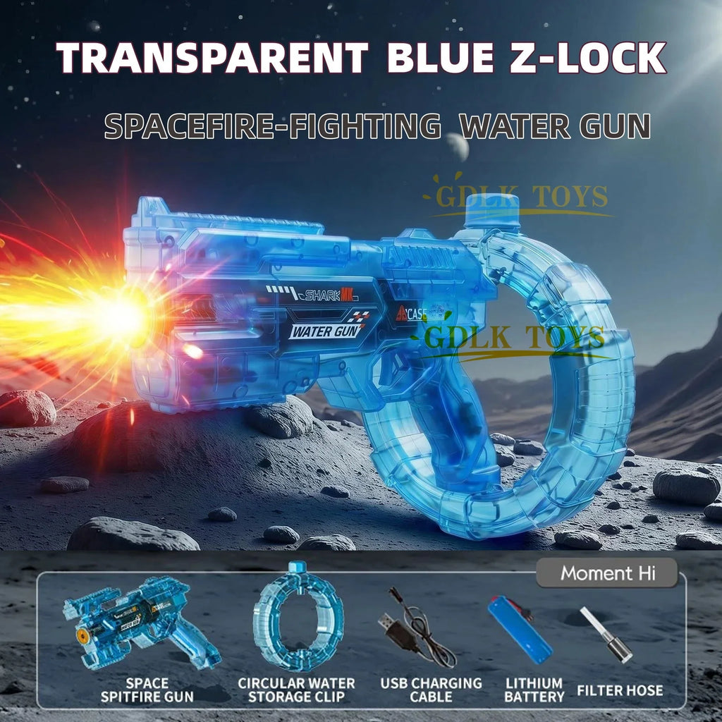 Electric Water Guns For Adults Powerful Squirt Automatic Water Suction Water Blasters Summer Outdoor Beach Toy For Boys Kid Gift
