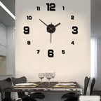 New 3D Acrylic Mirror Wall Clock Sticker for 40CM Fashion DIY Quartz Clocks Watch Home Decoration Living Room Stickers Lootquake LLC