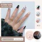 LIMEGIRL Solid Nail Art Gel Polish 15g 3 Colors Cream Soft Gel Polish for Nail Art Beginner DIY Design  Home/Salon Manicure Gift Lootquake LLC