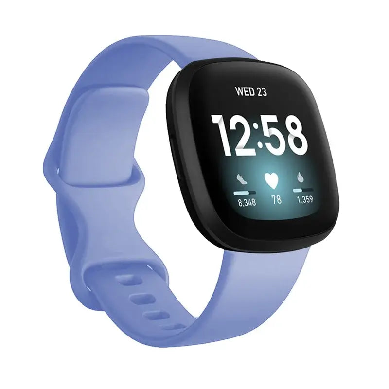 Fitbit Versa & Sense Silicone Band - Durable Stylish Straps - SJB-DIAMOND ELITES