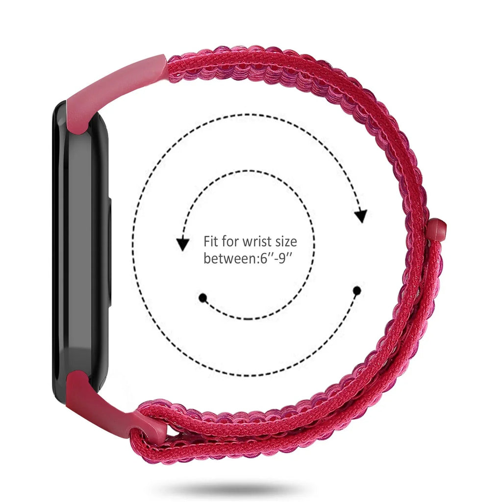 Nylon Loop for xiaomi Mi Band 9 8 Strap NFC SmartWatch Wristband Correa Replacement sport pulsera for Miband 7 6 5 4 3 Bracelet Lootquake LLC