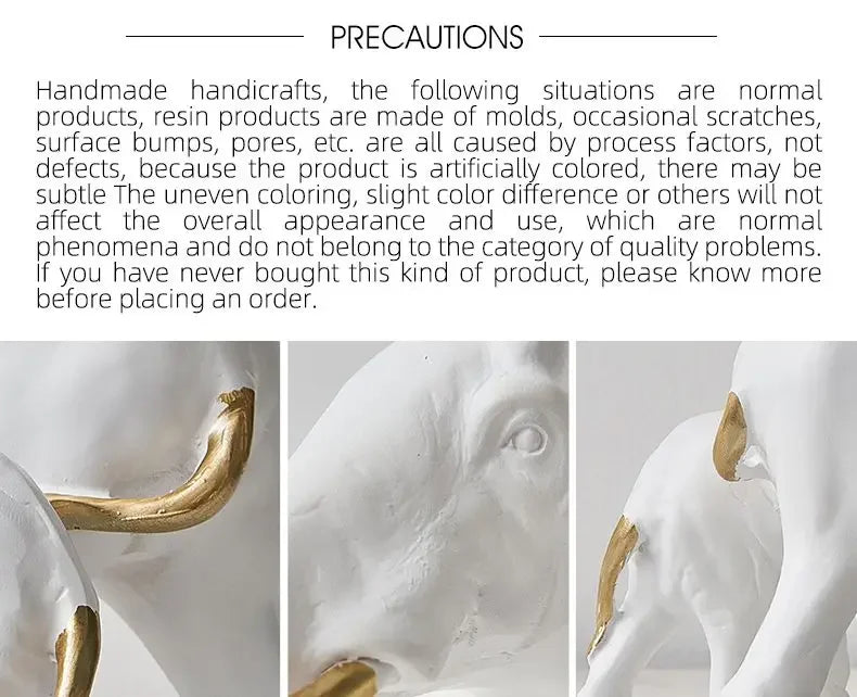 1pairs Creative Modern Decor Animal Resin Elephant Statues & Figurines Sculpture Living Room Table Ornaments Crafts Lootquake LLC