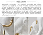 1pairs Creative Modern Decor Animal Resin Elephant Statues & Figurines Sculpture Living Room Table Ornaments Crafts Lootquake LLC