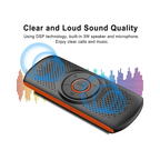 Car Bluetooth Speaker Bluetooth in Car Speakerphone for Handsfree Talking, Wireless Car Music Player with Visor Clip Lootquake LLC