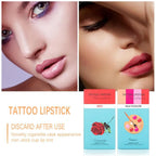 20cs/Set Liquid Lipstick Non-Stick Cigarette Tattoo Swab Cotton Makeup Waterproof Moisturizing Lip Gloss Portable Design Ko M6Y4