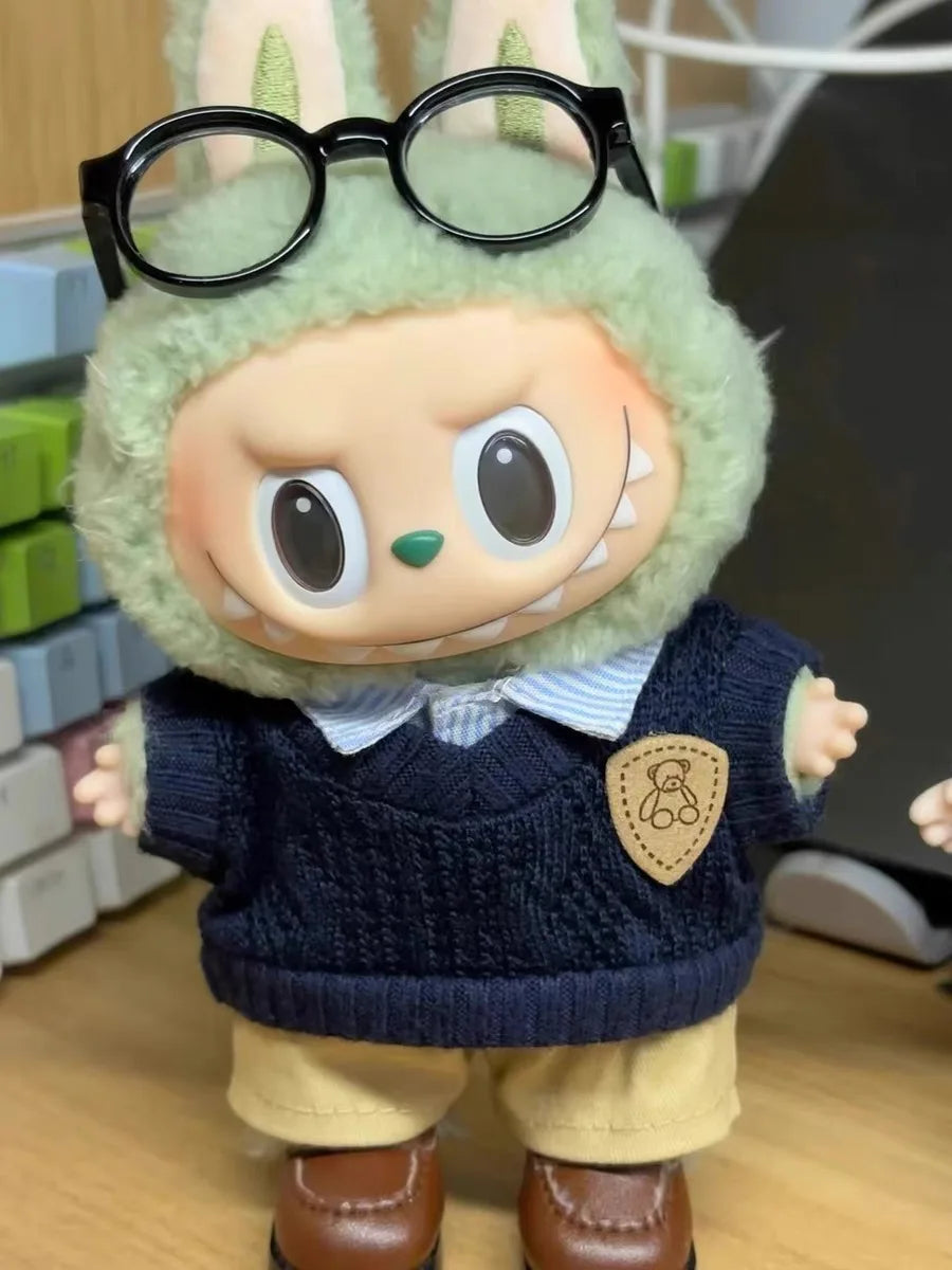 Labubu 17cm Clothes Outfit Accessories For The Monster Dolls Clothing Kid Gift Shirt Sweater Pants Shoes Student Uniforms Lootquake LLC