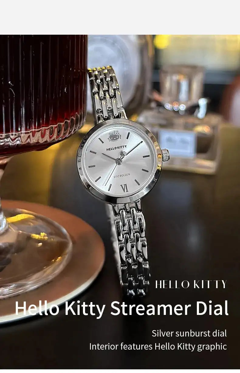 ZGO X Sanrio Hello kitty Watch For Women Minority Light Luxury Waterproof Quartz Watches Girls Jewelry Birthday Gifts 295