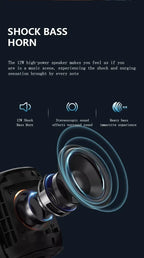 Super Powerful Wireless 5.3 Bluetooth Speaker RGB Light Caixa De Som Enhanced Bass IPX6 Waterproof Subwoofer 3D Stereo Sound Box Lootquake LLC