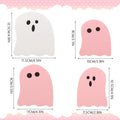 4PCS Wooden Desktop Ornaments Halloween Decoration Creative Funny Ghosts Halloween Party Home Decor Statue Gift Lootquake LLC