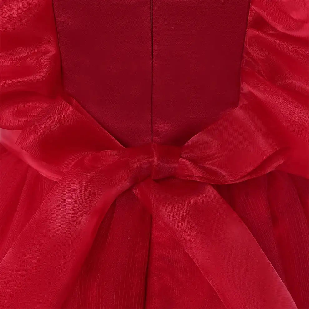New Princess dress Large children's long dress Girl piano performance dress Festival party dress