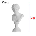 Mini Plaster Statue Greek Mythology Celebrities Famous Sculpture Figurine Drawing Practice Gypsum Bust Portraits Lootquake LLC