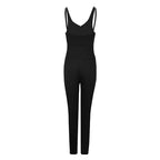 Black Backless Sling Jumpsuits Women Fashion Jumpsuits - SJB-DIAMOND ELITES