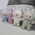 17cm Labubu Protector Case Labubu V1V2V3 Suitable for Wearing Clothes Protective Acrylic Storage Case Transparent DIY Gifts Lootquake LLC