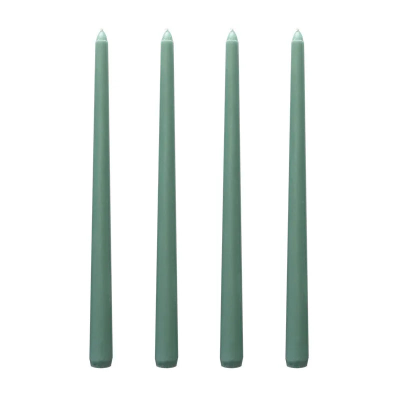 30CM Taper Candle 4 Pack - Home Interior Long Burning Dripless and Smokeless Candles Unscented - Valentines Candles for Home Lootquake LLC