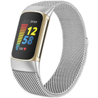 Fitbit Charge 5 6 Stainless Steel Magnetic Band - Stylish Durable - SJB-DIAMOND ELITES