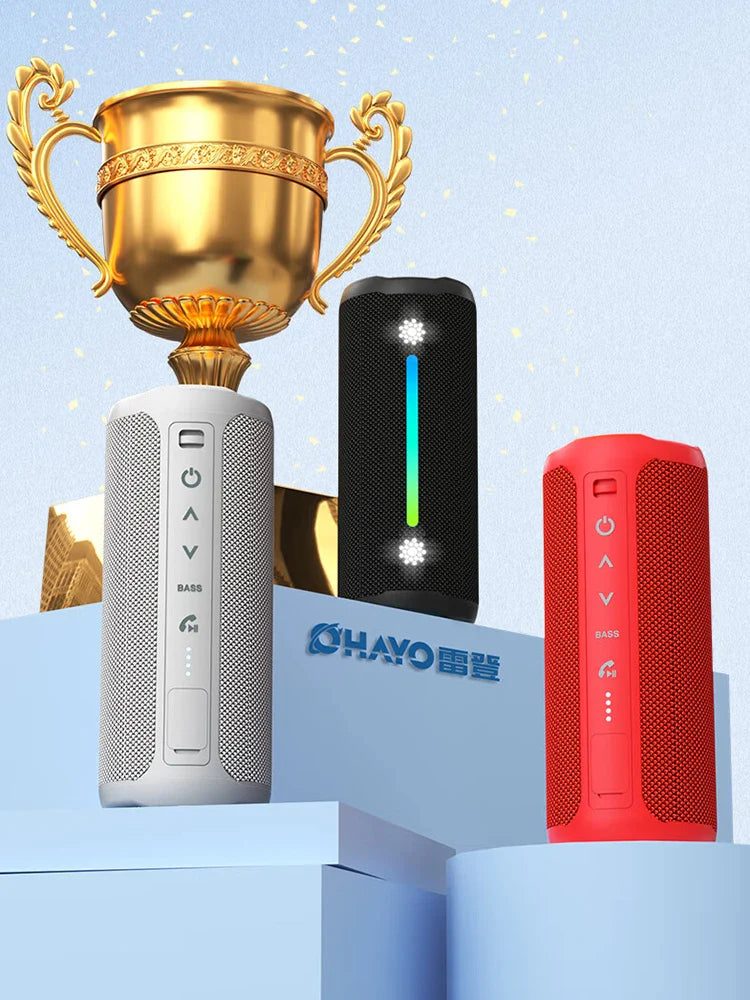 Ohayo Portable Waterproof Bluetooth Speaker 35W Drivers with Powerful 360-Degree Sound and Thundering Bass,TWS,IPX7 Waterproof Lootquake LLC