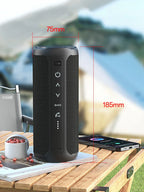 Ohayo Portable Waterproof Bluetooth Speaker 35W Drivers with Powerful 360-Degree Sound and Thundering Bass,TWS,IPX7 Waterproof Lootquake LLC