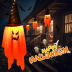Halloween Light-Up Pumpkin Wizard Hanging Decoration for Kids Dress-Up Spooky Party Props European Window Display Holiday Decor Lootquake LLC