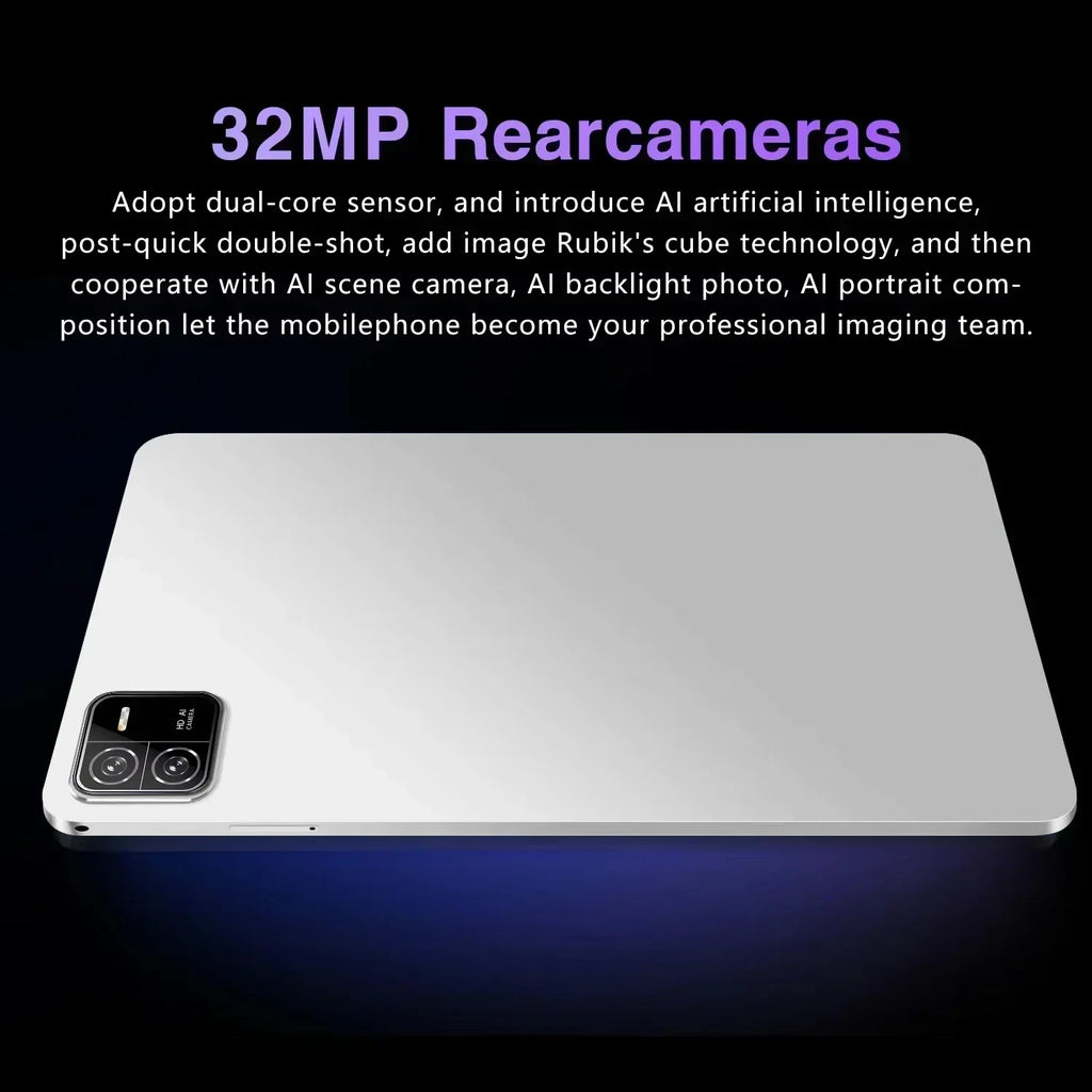 2024 Original HD4K Tablet PC Pad 6 Pro Android 13 12GB+512GB 10000mAh Snapdragon 888 Bluetooth WiFi Tab tablets 10 inch android Lootquake LLC