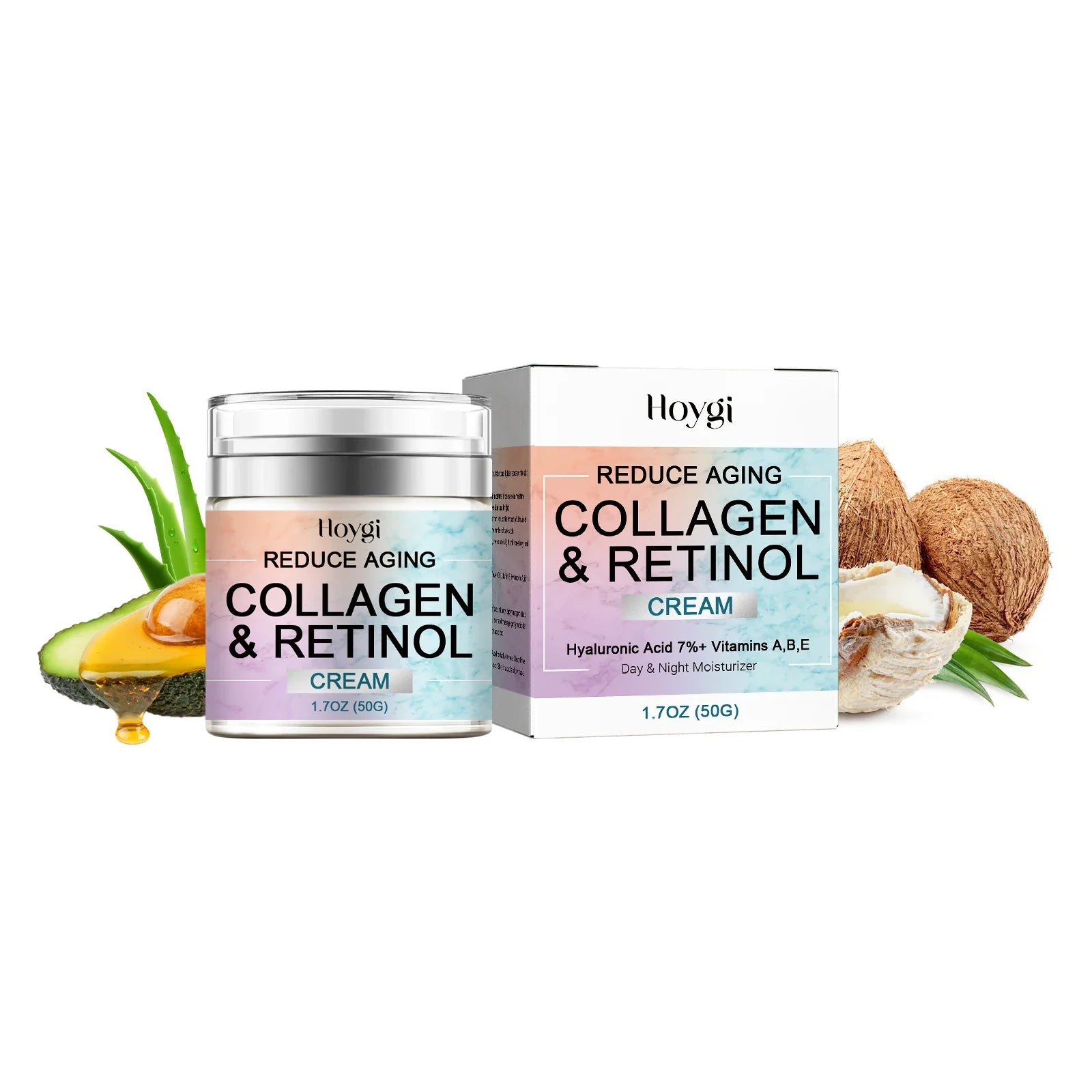 Collagen Glutathione Face Cream Improve Skin Elasticity Reduce Fine Lines Firming Lifting Repair Skin Barrier Retinol Cream 50g Lootquake LLC