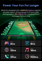 N-one NPad X1 MTK G99 8-Cores Tablet 10.95'' Android 13 Fast Charging 8600mAh MAX 16GB 128GB 2000*1200 FHD 4G LTE Support L1 Lootquake LLC