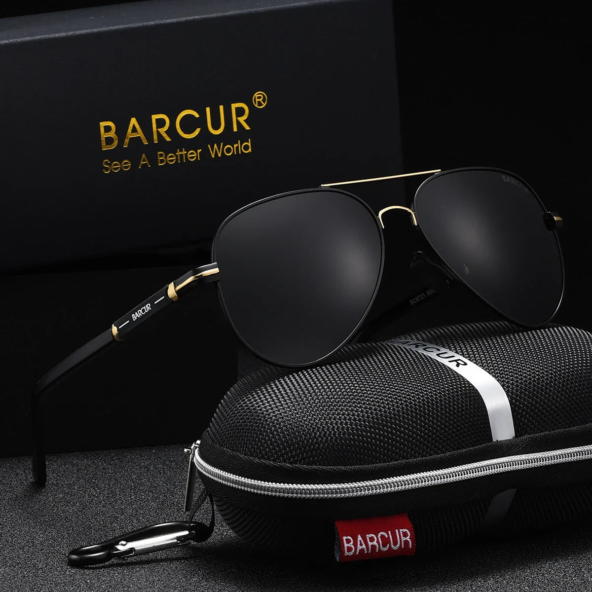 BARCUR Sunglasses Retro Chic Men Fashion Oversized Pilot Style Sunglasses with Mirrored TAC Lenses Durable Stainless Steel Frame for Hiking Outdoor Sports and Sun Protection for Summer Stevvex