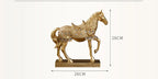 Resin Horse Sculpture, Animal Statue, European Style, Souvenir Gift, Living Room, Office, Study, Desktop Decoration, Gifts