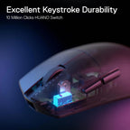 Redragon M916 Wireless Gamer Mouse, 49G Ultra-Light 8K DPI 2.4G Wireless Gaming Mouse w/Ergonomic Natural Grip Build Lootquake LLC