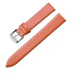 Polar Calf Leather Watch Band for Smartwatch - Genuine Leather, Silver Buckle
