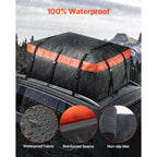 SucceBuy Car Rooftop Cargo Carrier Bag 20/23 Cubic Feet Roof Cargo Carrier 840D PVC Waterproof Car Roof Luggage Bag for  Vehicle Lootquake LLC